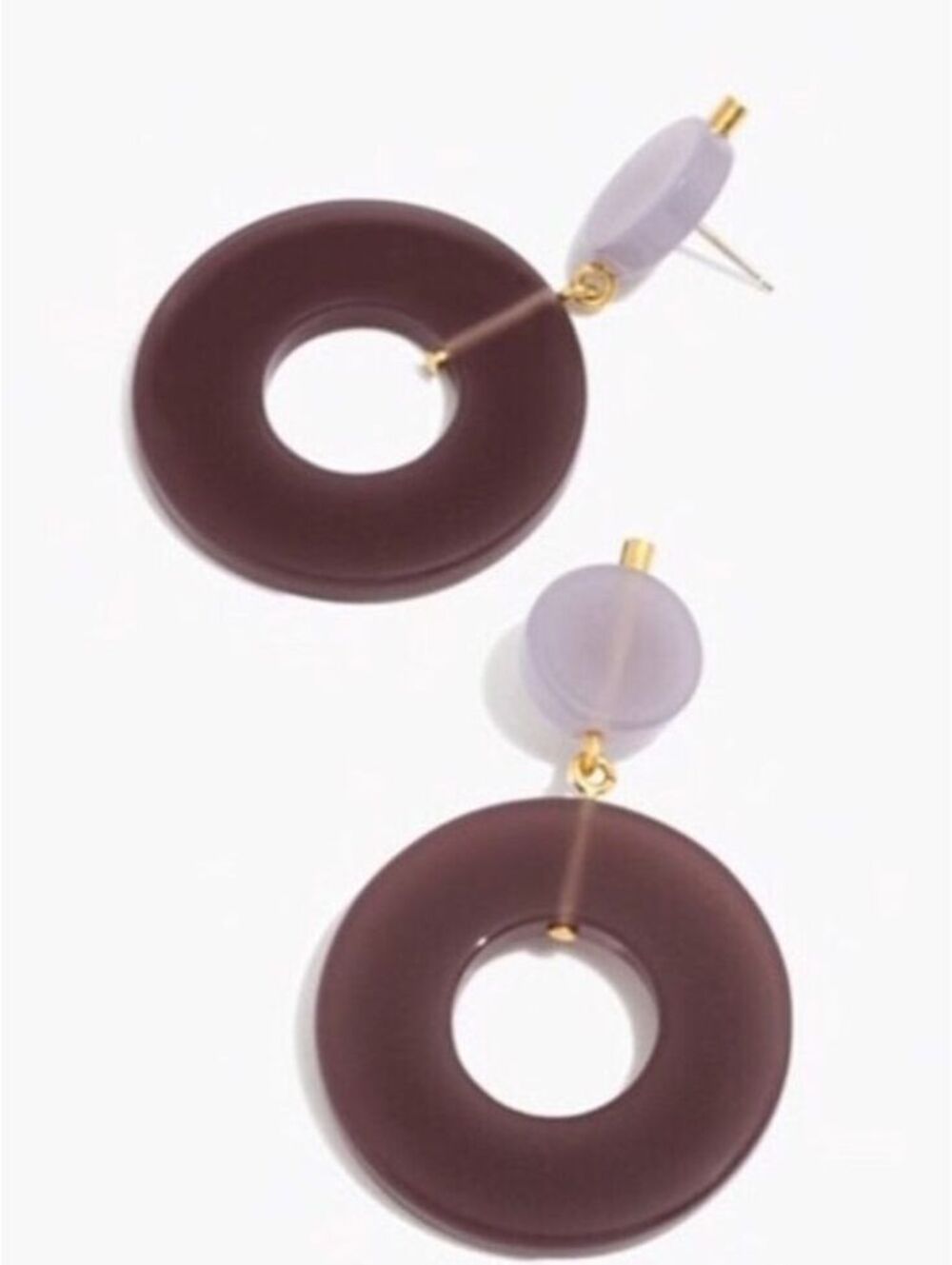 Madewell Circle Statement Earrings - Picture 2 of 4